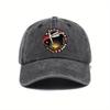 PROJECT HAIL MARY Bend Edge Soft Top Retro Washed Outdoor Baseball Cap Men