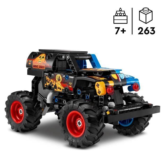 LEGO Technic 42219 Monster Jam Grave Digger - Oheň a Led - Stavebnice od 7 let
