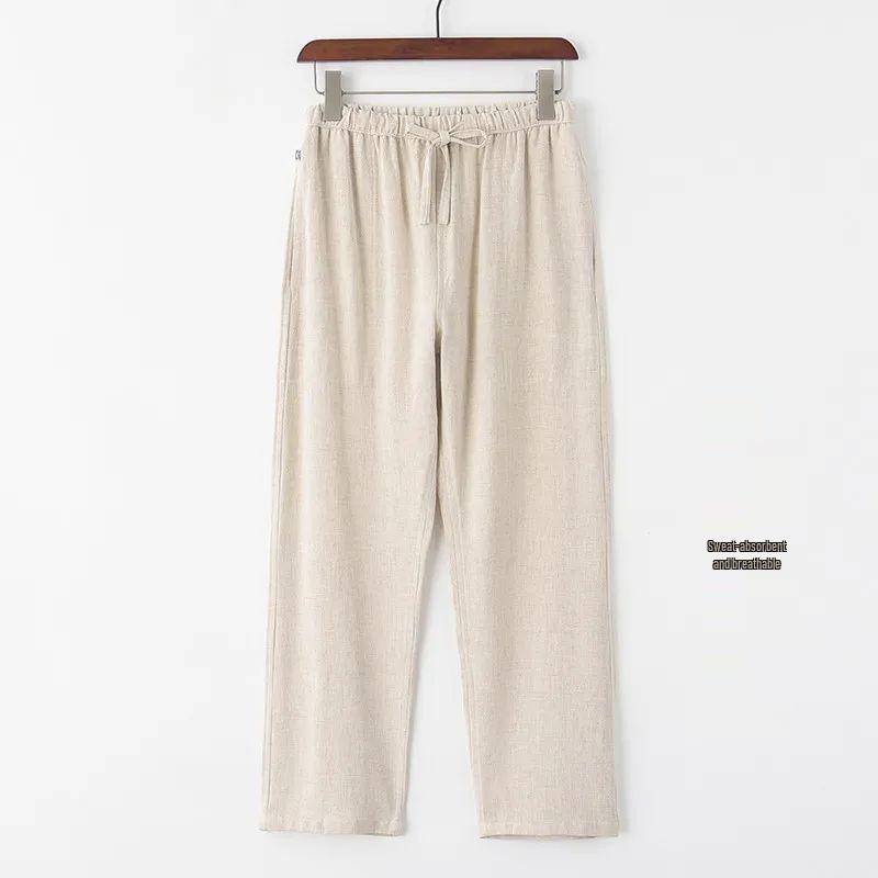 

Мужская льняная куртка ханьфу в стиле тан с длинным рукавом - Большой размер M 80-95 kg