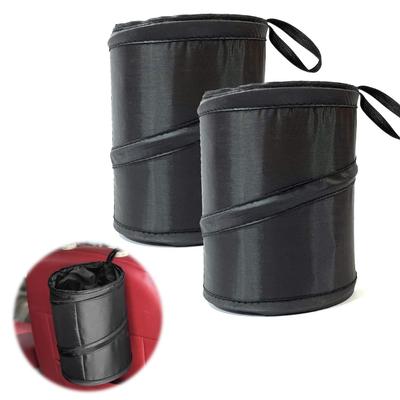 Conjunto de lixo para carro pendurável de lixo dobrável lixo para carro lixo para acampamento armazenamento para carro compacto e dobrável para fácil fácil para dentro do carro lata, 2, lata, lata,
