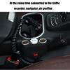 3 Socket Car Charger Adapter Charging Adapter Adapter Socket Splitter Outlet Car Charger with Secure Lock for Phone