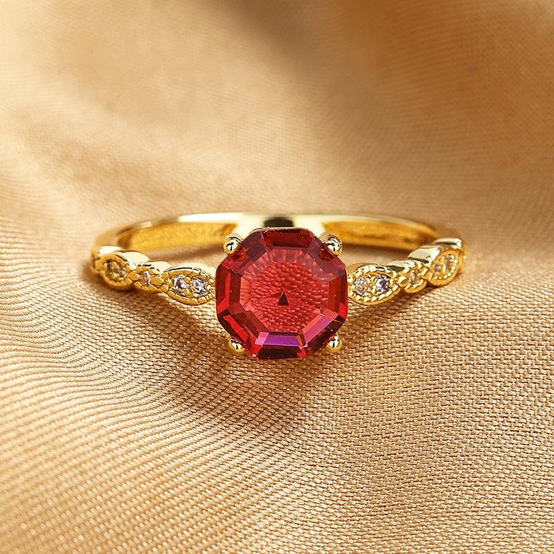 

Классическое кольцо Lindon из медного сплава с цирконием, женские ювелирные изделия, свадебный подарок для вечеринки 8 золотой