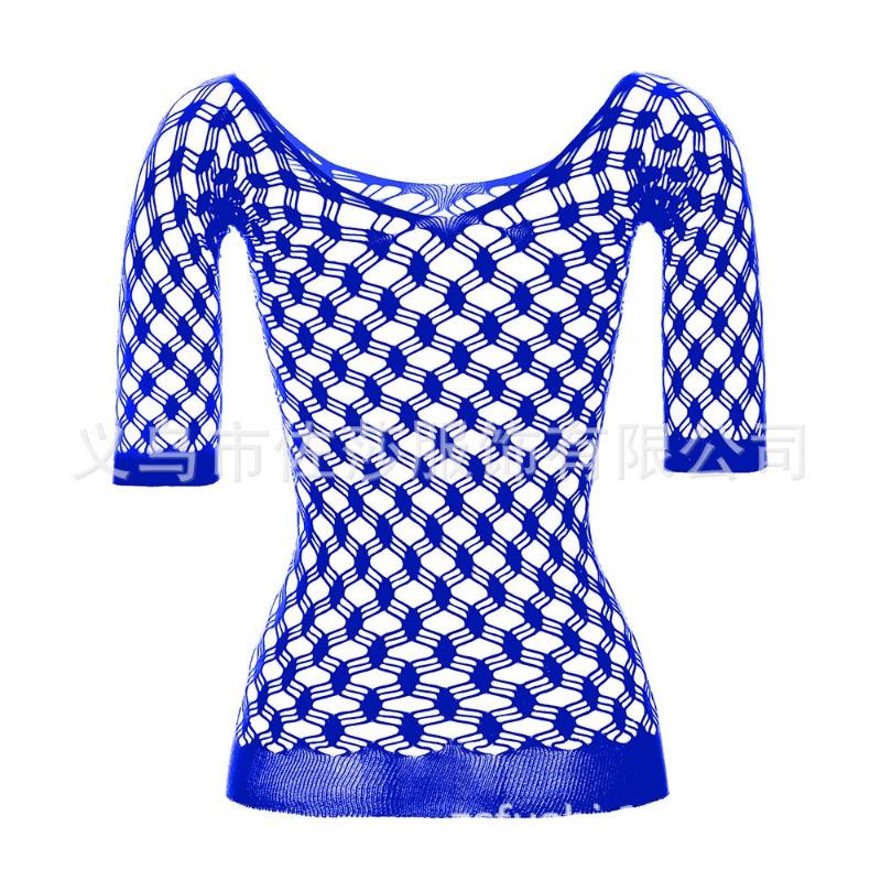 Sexy Lingerie Women's Transparent Hollow Stockings Tights Net Suit One-piece Open-gear Suspender Uniform