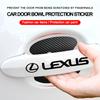 8Pcs Car Door Sticker Auto Handle Anti Scratch Protection Film Car Styling For Lexus CT ES LS GS IS HS NX RX UX GX LX RC RCF SC LFA LF-C2 LF-FC LF-LC