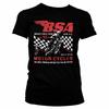 Unisex Shirt Cotton Oversize Large Size Officially Licensed B.S.A Motorcycles Rocket Gold Star Women S-XXL Sizes