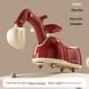 Multifunctional Baby Rocking Horse & Peanut Car with Silent Wheels and Anti-Rollover Design