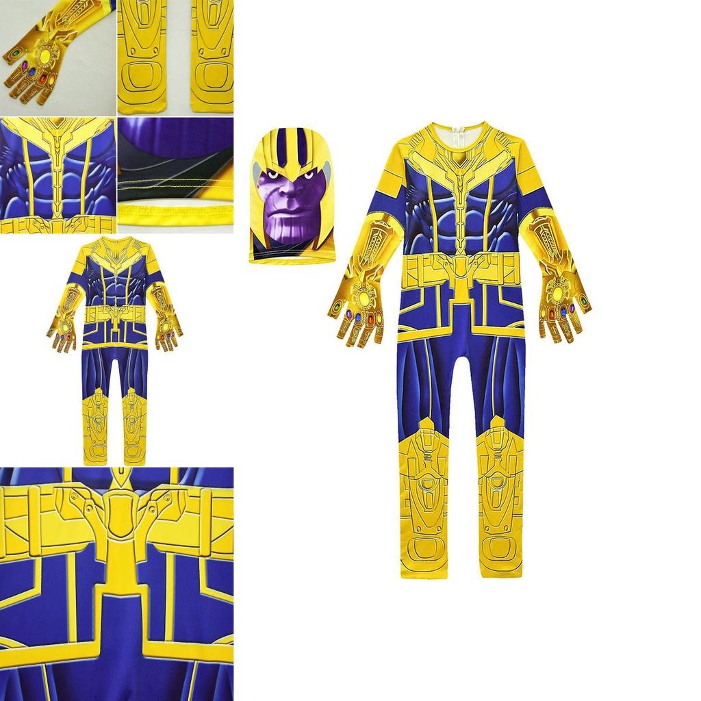 Endgame Thanos Boys Fancy Dress Costume With Exquisite Workmanship And Breathable Material**