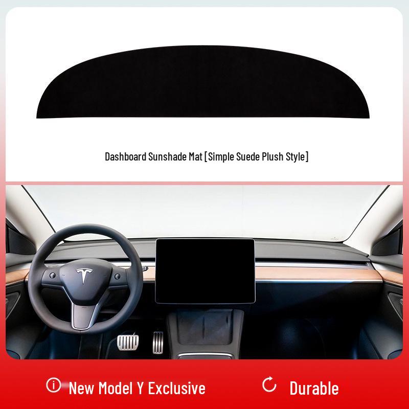 

Light-Blocking Heat Insulation Mat for Tesla Model 3/Y Dashboard