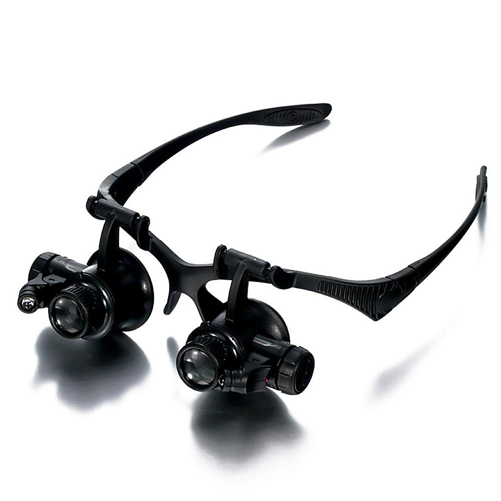 

Magnifying Glasses with LED Lights Lamp 10/15/20/25x Eyeglasses Magnifier for Jewelry Appraisal Watch Maintenance China Mainland