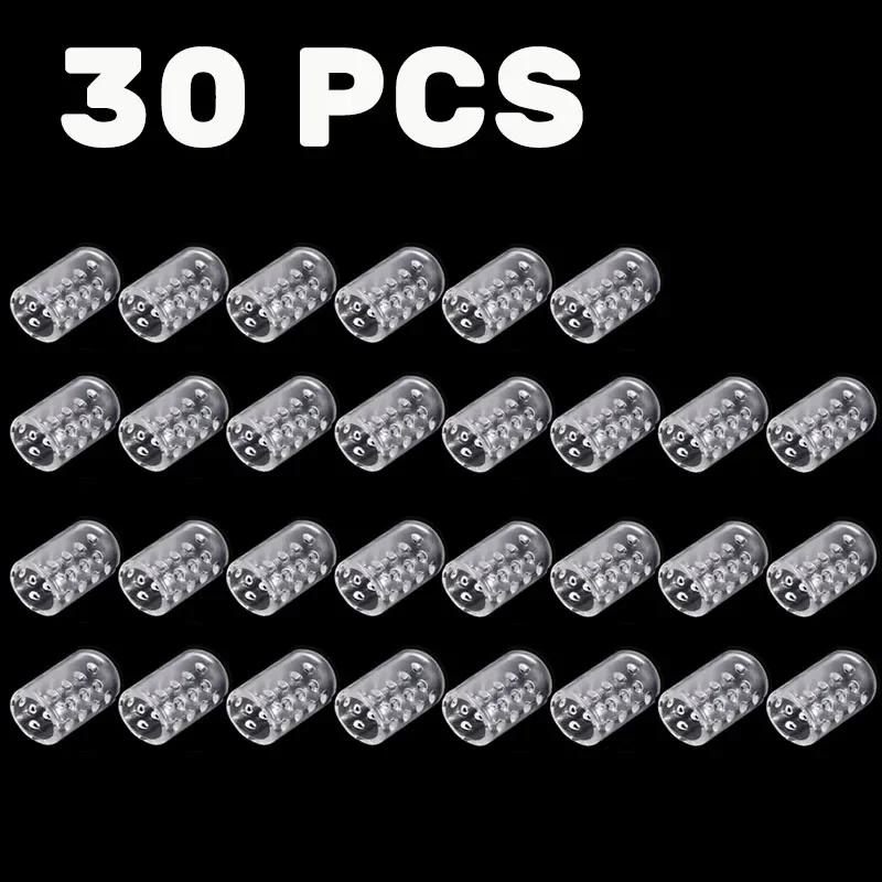 

1-30 шт. Длинные/короткие прозрачные силиконовые протекторы для пальцев ног, дышащие, антифрикционные, моющиеся, средства по уходу за ногами, предотвращающие появление мозолей, эластичные чехлы для пальцев ног 30PCS Short