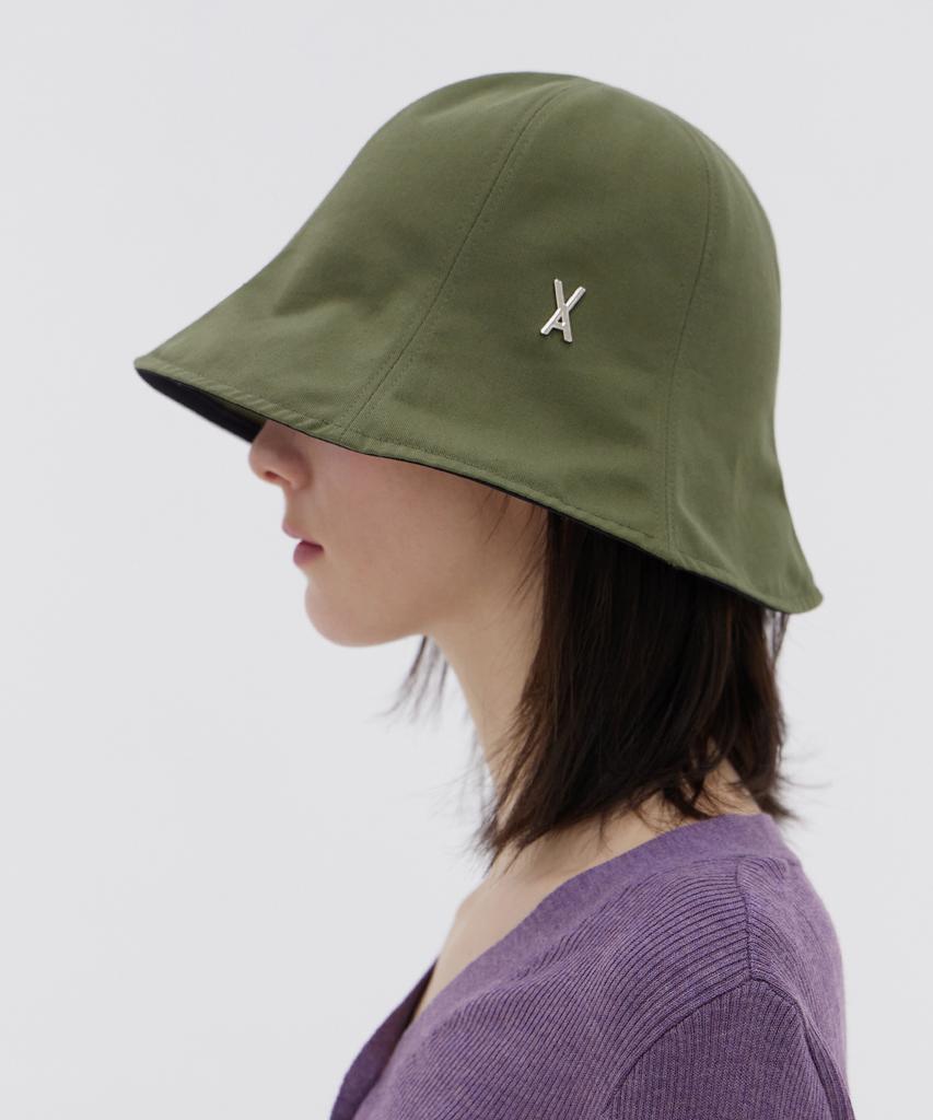 Bajal Va Studded Basic Tulip Hat Khaki