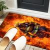 Firefighter Bravery In Action Office Rug Chair Mat, Entryway Carpet, Suitable for Front Door, Bedroom, Living Room, Desk, Holiday Gift