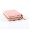 Woven Women'S Wallet Short And Simple Card Bag Zipper Coin Purse