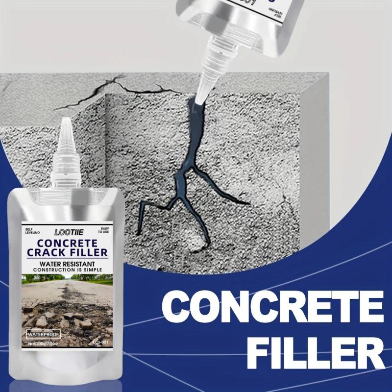 Quick-drying Self-leveling Concrete Repair Adhesive | Joint Sealant for Wall/roof/floor Leakproof Material Outdoor Tiles