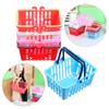 Supermarket Shopping For Doll House Miniature Food Basket Doll Accessories Shopping Basket Mini