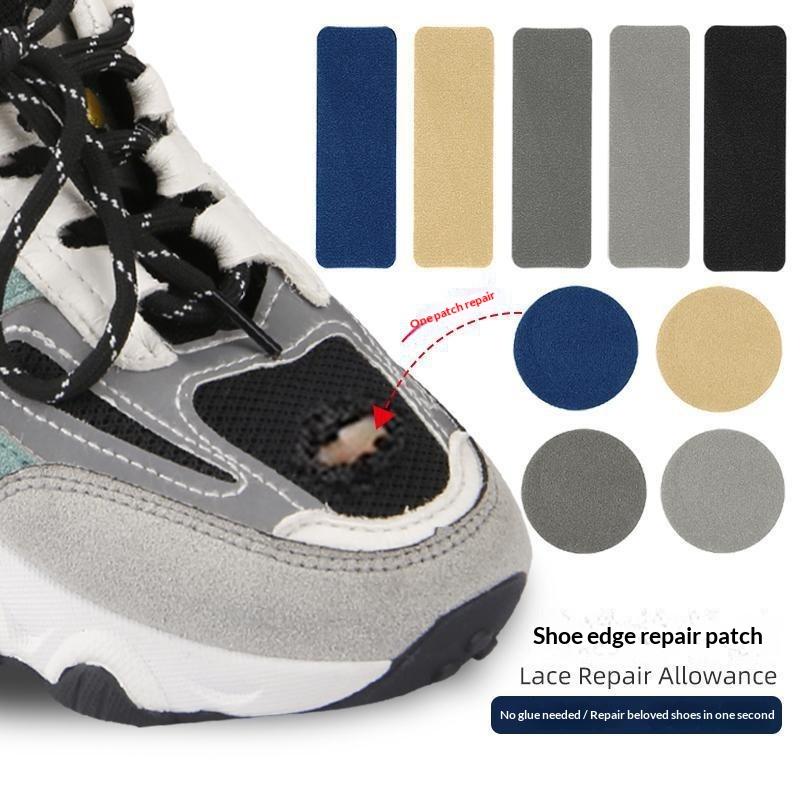 6Pcs Shoe Repair Patches For Heel And Inner Lining Wear Self-Adhesive Repair Stickers For Sneakers Shoes
