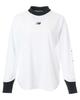 Golf Langermet Mock Neck Skjorte Punkt 3 [New Balance] Dame (Elastisk/Ett logo) / 012-5167501 030_Hvit [LL]