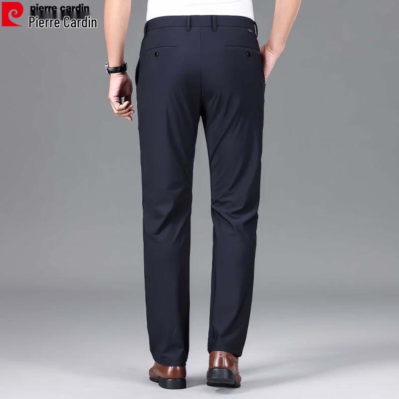 Pierre Cardin Men's Business Casual Straight-Leg Pants