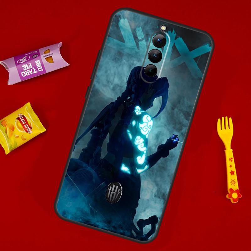 Arcane Jinx Vi Anime For ZTE Nubia Red Magic 8 Pro Plus Soft Case For Redmagic 7 Pro 7S 5G 5S 6R 6S 6 Pro Cover