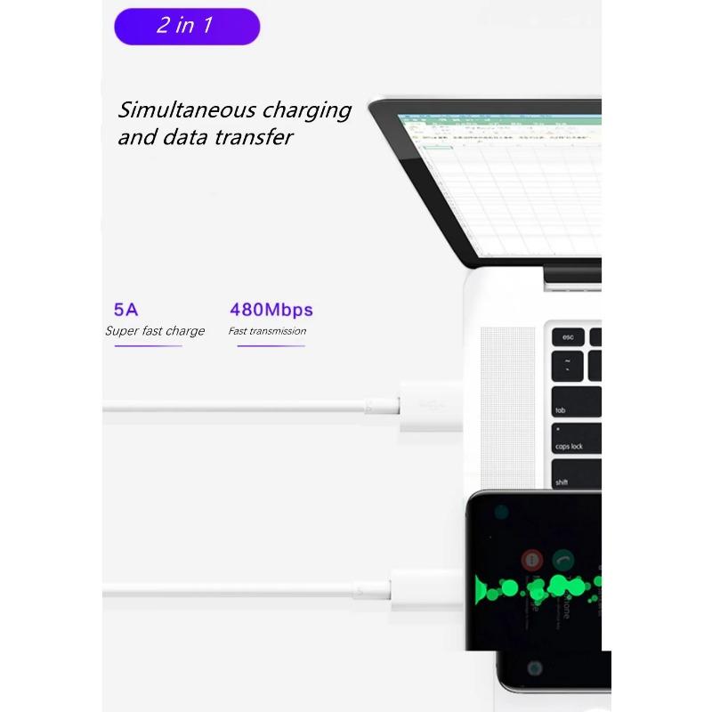5A USB Typ C Kabel Für Mate 60 20 P50 P40 P30 Pro Lite 40W 480Mbps Schnellladekabel USB-C Typ-C Kabel