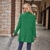 Damen Strickjacke mit langen Ärmeln, V-Ausschnitt, offene Vorderseite, lässiger lockerer Schnitt, Mantel