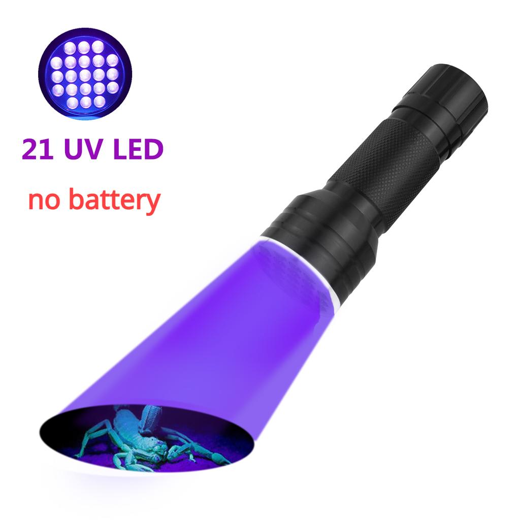 High Quality Black Light UV Light 51LED 21LED 12LED UV Light 395nm LED UV Flashlight Torch Light Lamp Safety UV Detection