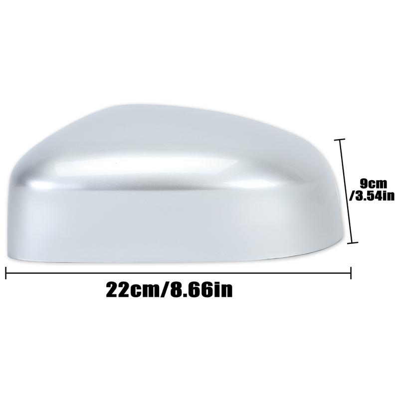 Side Rearview Mirror Cover For Ford Focus MK2 MK3 Mondeo 2008 2009 2010 2011 2012 2013 2014 2015 2016 2017 sliver covers cap