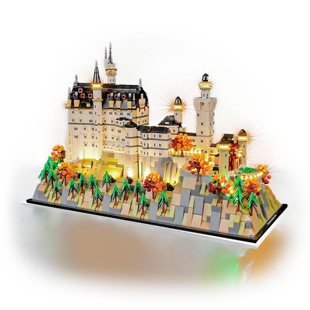YB Neuschwanstein Castle LED Lighting Kit for Lego 21063 Model Blocks
