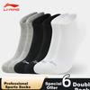 Li-Ning Socks (6 Pairs) Sports Socks Basketball Socks All-Season Antibacterial Durable Unisex No-Show Running Cotton Socks Black White Gray