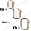 Change To Ultra Case for Huawei Watch Fit 3 4 4Pro Tempered Glass Cases Screen Protector for Huawei Fit4 4pro Upgrade to Ultra 2
