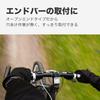 NordTur Bicycle Black Grips, Anti-Slip Lock-On Grips,