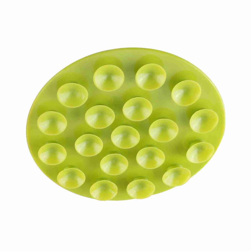 Baby Kids Magic Suction Mat Double Sided Suckers Anti Slip Plate Bowl Cutlery Placemat(Green)