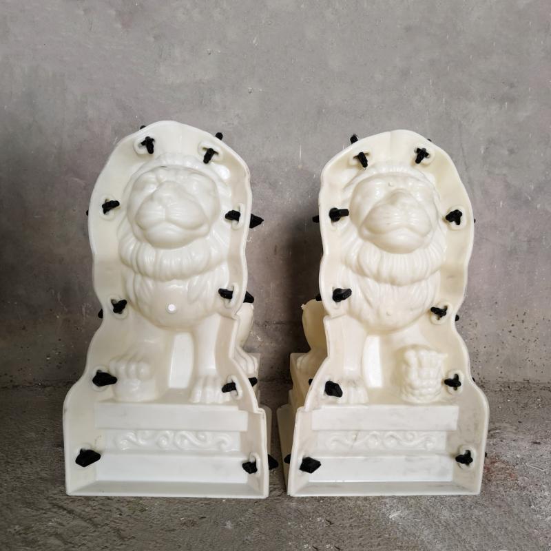 

Форма Чуму для Собаки и Льва, Набор из 2 штук, Пластиковая форма для садовой статуи, Форма для DIY бетонной скульптуры, Пластик ABS В35см/ 13,78дюйм