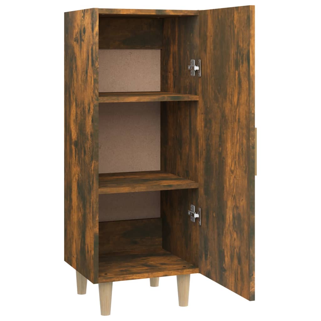 Sideboard Smoked Oak 34.5 x 34 x 90 cm Wood Based Panel