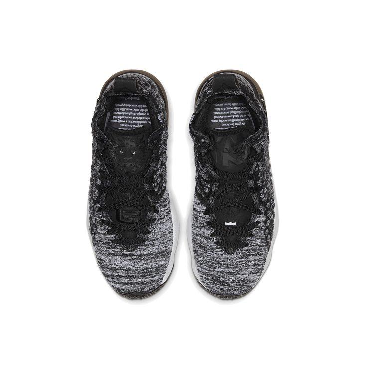 Nike LeBron 17 Black White GS BQ5594-002