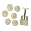 Hand Pressed Mooncakes Mold Bean Pastes Cake Press Mould Flower Shape Round Pastries Maker Kitchen Baking Supplies