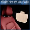 INFINAUTO Car Neck Lower Back Pain Relief Seat Cervical Support Car Breathable Suede and Memory 1 Convenient for Long Car Neck Gaming Office Home Use