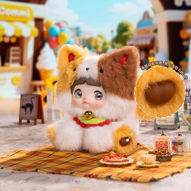 Sitting Nommi Zoo Series Cute Plush Vinyl Face Doll Anime Figure Decoration Collection Kids Gift For Kids Adults Children's Birthday Gift Holiday