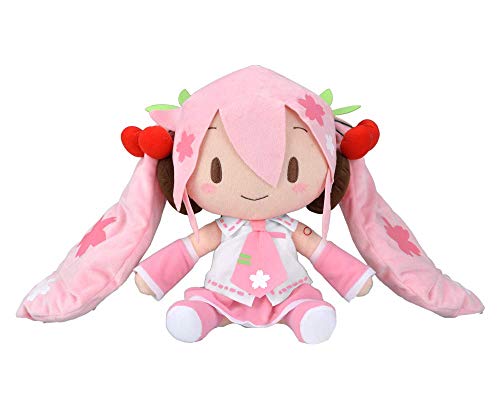 Hatsune Miku Series Special Fluffy Plush Toy  Sakura Miku