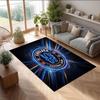 Chelsea FC Printed Flannel Area Rug Non Slip Soft Polyester Floor Carpet Indoor Decor Mat for Bedroom Living Room Sofa Game Room Home Decoration