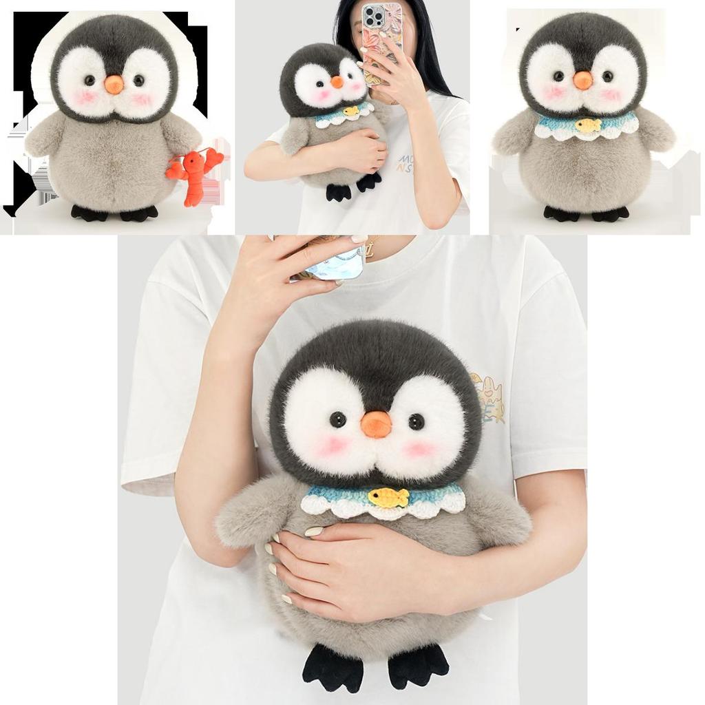 Penguin Plush Toy With Pp Cotton Filling For Bedroom Decor And Gift Giving