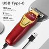 Hair Trimmer Mini Portable Electric Hair Clipper Rechargeable Small Hair Clipper Bald Head Hair Trimmer Barber Haircut Shaver