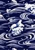 Todaya Shoten Tenugui Rough Waves 772 Niwa-zome (hand towel) -
