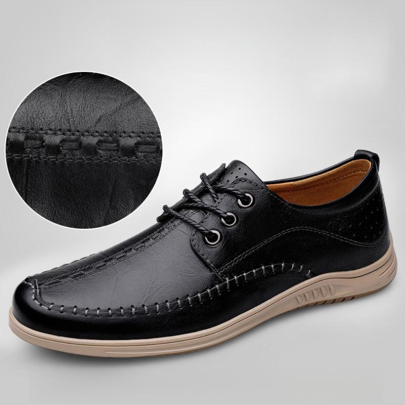 Men's Genuine Leather Shoes Casual Shoes Sneakers