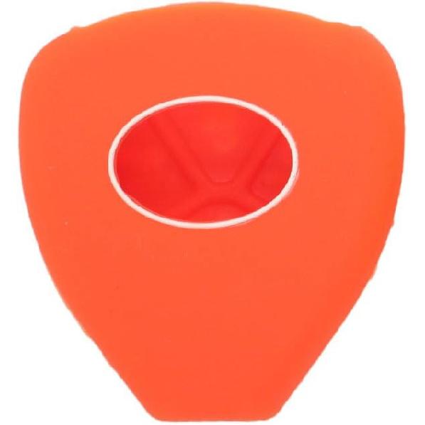 SEGADEN Silicone Cover Protector Case Holder Skin Jacket Compatible with TOYOTA 4 Button Remote Key Fob CV2416 Orange