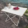 Foldable Camping Tables Aluminum Alloy Lightweight Folding Table Compact Picnic Desk for Fishing Picnic BBQ Durable