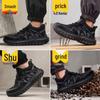 Men's 10KV Insulated Electrician Shoes, Anti-Smash & Puncture, European Standard, Fiberglass Toe, High Voltage Protection.