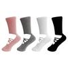 1 Paar Harajuku Street Atmungsaktive Riemchen Griffsocken Baumwolle Pilates Socken Rutschfeste Griffe Schweißabsorbierend Yoga Socken