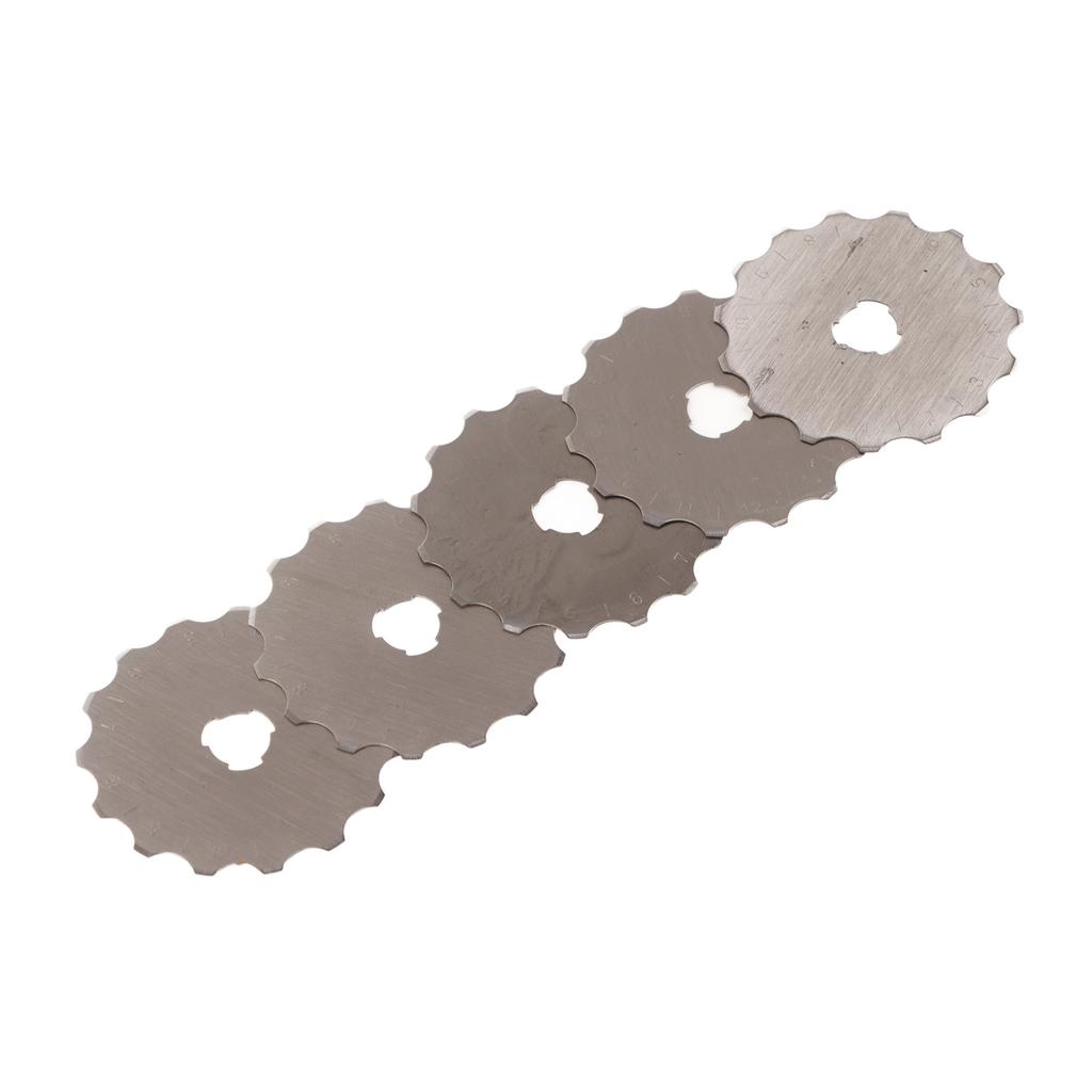 5Pcs Cloth Cutting Knife Blade Paper Cloth Hob Rolling Cutter Tailor Sewing Supplies 45mm