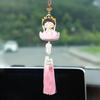 Little Buddha Guanyin Cartoon Car Pendant - Cute Interior Ornament